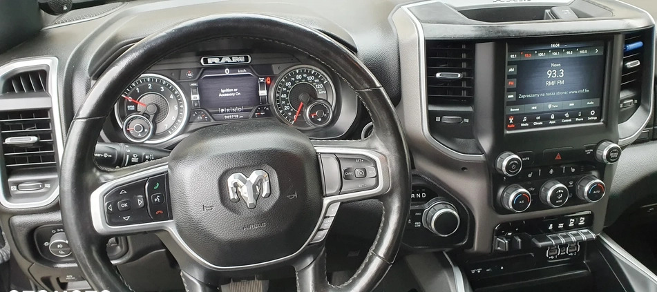 Dodge RAM cena 164999 przebieg: 65700, rok produkcji 2019 z Bydgoszcz małe 667